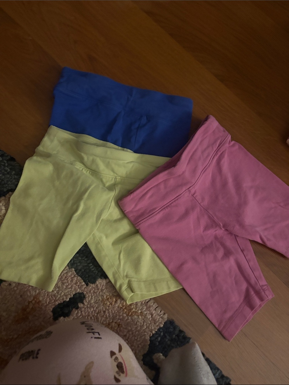 The Children's Place Colorblock Bike Shorts - Pink, Blue, Yellow